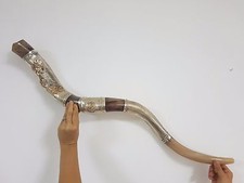 Shofar Amazing Silver plated 40+