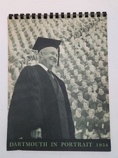 1954 vintage DARTMOUTH COLLEGE CALENDAR IN PORTRAIT hanover nh PHOTO CALENDAR picture