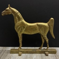 King’s Genius Brass Horse Door Stop circa 1938 - Calvin Roy Kinsler picture