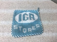Vintage IGA Stores Potholder Farmhouse Kitchen Decor picture