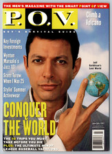c1990s POV Magazine Cover Jeff Goldblum Postcard picture