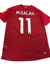 Mohamed Salah Signed Liverpool FC Jersey Autographed Beckett COA picture