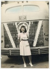 Greyhound Bus Company Pennsylvania 1930 Photo Cruiser Coach ICC Vintage J13323 picture