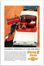 1962 PRINT AD CHEVROLET CHEVY II NOVA WHITE CONVERTIBLE GENERAL MOTORS DETROIT picture