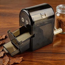 Home Small Plastic Tobacco Herb Hand Grinder Cutter Shredder with Storage Case picture