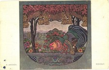 Bohumír Jaroněk Art Nouveau Rooster
