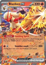 Blaziken ex Double Rare Holo JTG 024/159 NM picture