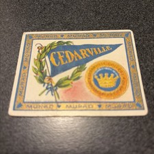 1910s T51 Murad Cigarettes College Series CEDARVILLE COLLEGE 1st Edition #134 picture