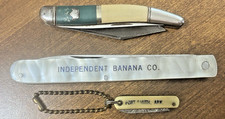 1940s Pocket Knives Nice lot of 3 - Celluloid, Miniature & Independent Banana Co picture