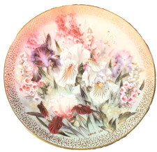 VTG 1991 Lena Liu 'Iris Quartet' Collectible Plate Symphony of Shimmering Beauty picture