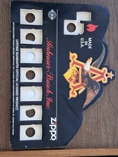 Anheuser Busch Zippo Lighter Display Vintage 90's picture