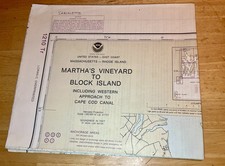 NOAA Martha's Vineyard To Block Island Nautical Map 1210 Tr Instructional picture