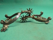 NICE GOOD PAIR OF WESTERN COWBOY SPURS picture