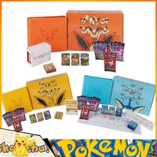 Authentic 2024 Chinese Pokemon Eevee Evolution Box Vaporeon Jolteon Flareon picture