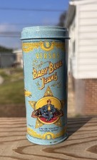 Versace Versus Baby Blue Jeans Men Empty Tin 1.7 Oz 50ml EDT Canister Display picture