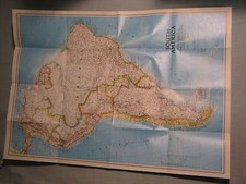 SOUTH AMERICA MAP + AMAZONIA WORLD RESOURCE National Geographic August 1992  picture