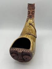 Rare Munktiki Double Chamber Tiki Bowl Pohaku Po’o 2008 LTD #73/100 Dry Ice Mug picture