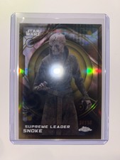 SUPREME LEADER SNOKE #102 Gold  1/50 1st Print 2026 Topps Chrome Refractor picture