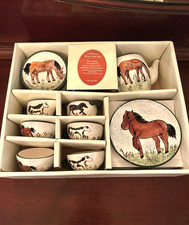 Creatively Yours Hand Painted Mini Horse Tea Set Hand Painted by Karen De Alwis picture