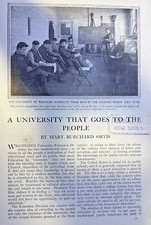 1912 University Extension in Wisconsin Charles R. Van Hise Louis E. Reber picture
