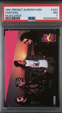 🤘Pantera 1991 PSA GRADED Pro Set Super Stars MusiCards newest style PSA Slab 🎸 picture