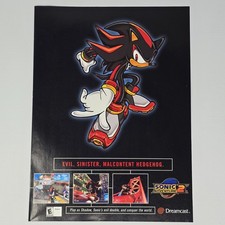 Sonic Adventure 2 Sega Dreamcast Sinister Print Ad/Poster picture