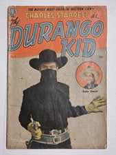 DURANGO KID #1 VG- 1949 Frank Franzetta Art 1951 C. Starrett Golden Age Western picture