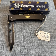 Beretta Airlight JKAR3BKAB Serrated Blade Aluminum Handle Folding Knife Japan picture