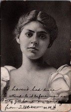 Ethel Barrymore RPPC Postcard 1908 Georgian Bay Sent to Rochester NY picture