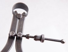 Vintage Starrett Outside 6” Caliper Patent 1905 Slip Nut Adjuster picture