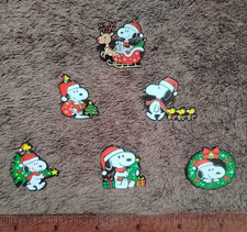SNOOPY PIN - enamel set lapel lot peanuts brooch Christmas SAVE 20% ON 2+ PINS  picture