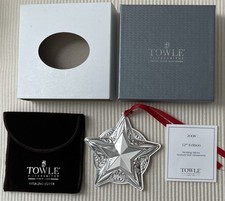 2008 Towle Sterling STAR Ornament 12TH Edition picture
