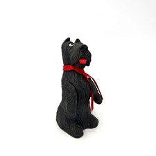 Vintage Black Scottish Terrier Scottie Dog Musical RARE Rotating Arms Taiwan picture