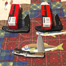 Kershaw Lot of 3 New w/ Boxes BLKST 1645 CQC-5K 6074 And Endgame New No Box picture
