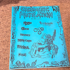 Vtg Cadaveric Mutilation #2 Zine  Death Metal Band 1992 RARE S&M Production Book picture
