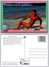 1993 Virgin Islands Nude Man Beach Postcard - Alain Brin Gay Interest STT-114A picture