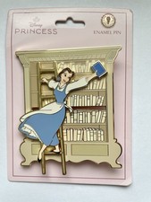 Disney Beauty and the Beast Belle Pink à la Mode (PALM) Library Slider Jumbo Pin picture