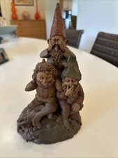 Vtg  ‘84 Tom Clark The No Levels Gnomes Signed 9” Sculpture WOW picture