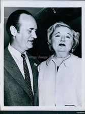 1956 Photo Peggy Hopkins Joyce Sails 6Th Husband Andrew C Meyer Society 7x9 picture