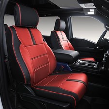 Custom Fit Seat Covers for 2021-2026 Ford F150 SuperCrew XL XLT, 2023-2026 F2... picture