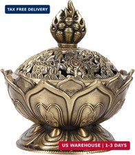 Classic Lotus Incense Burner for Stick and Cone Incense 2.71X2.76