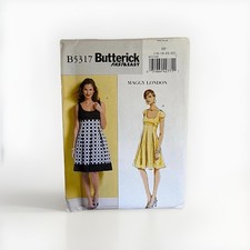 Butterick Fast & Easy B5317 Women's Dress Sewing Pattern Maggy London Uncut picture