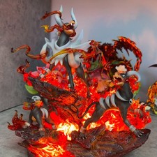Houndoom Family Fantasy Studio Resin Statue Model Collections 25cm picture