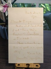 Longfellow Henry Wadsworth Autographed Letter &