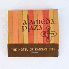 Alameda Plaza The Hotel of Kansas City Vintage Advertising Matchbook - Unstruck picture