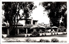 Royal Palms Carlsbad California Continental Room Restaurant Real Photo Postcard picture