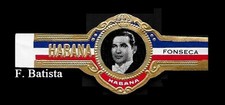Great Cigar Band for President F. Batista . Vintage Collectibles. picture