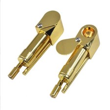 1× Brass Tobacco Smoking Proto Pipe style w Stash Storage Cylinder Chamber picture