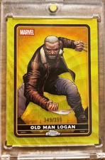 2025 Topps Chrome Marvel Deadpool Old Man Logan Yellow Refractor /399 Numbered picture