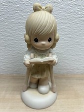 Vintage 1986 Precious Moments By Enesco He Walks With Me Porcelain Figurine picture